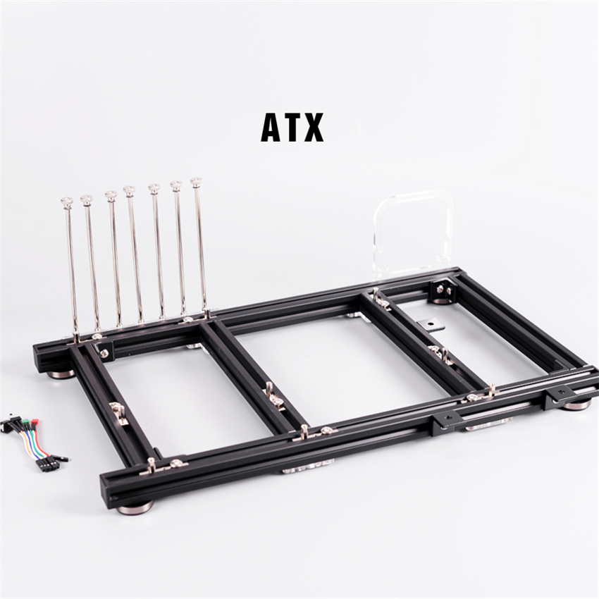Atx pc banco de teste liga de  - Aluminum Open Frame Test Bench Water Cooling avaliação e preço